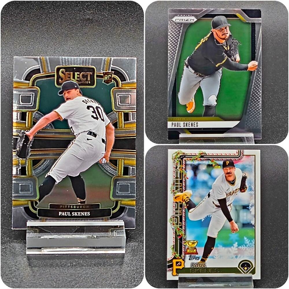 Paul Skenes Holiday Prizm Select RC Pittsburgh Pirates Star Rookie